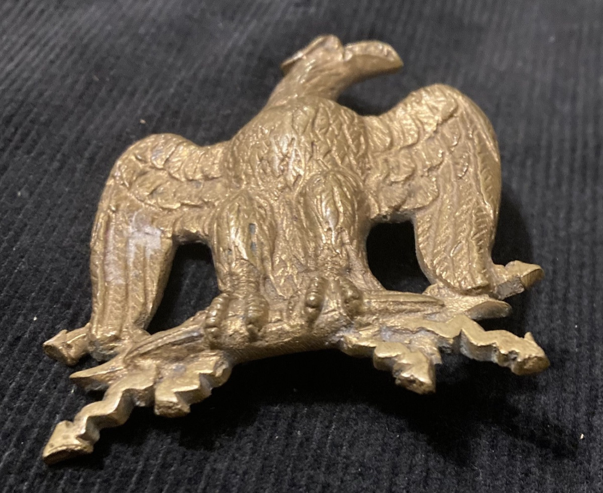  Aigle de Banderole de giberne de « Hussard » . Premier Empire.-photo-4