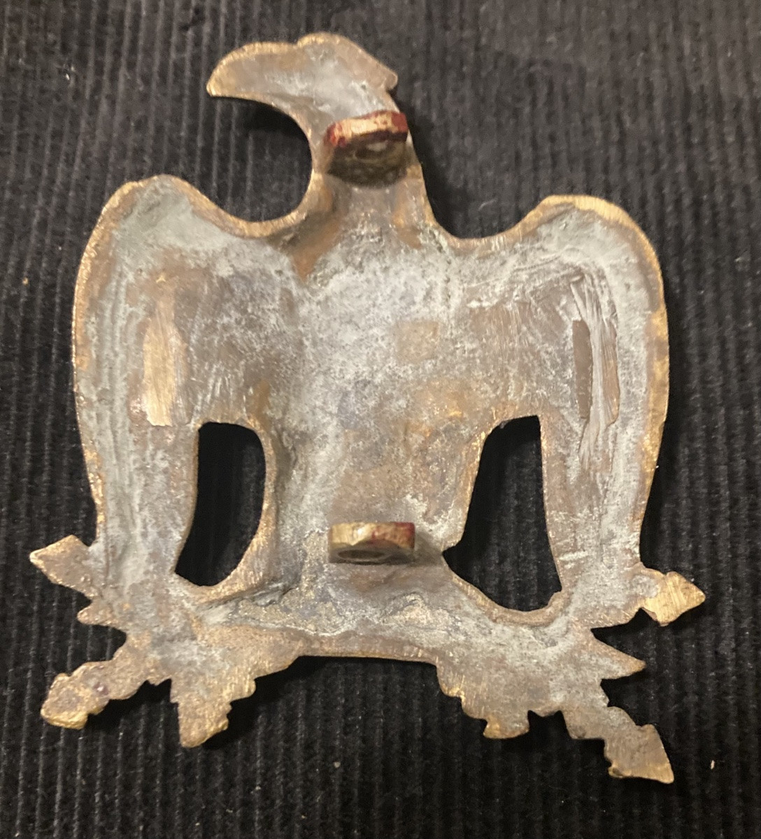  Aigle de Banderole de giberne de « Hussard » . Premier Empire.-photo-3