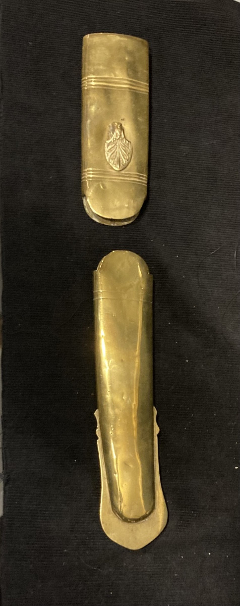 Scabbard Fittings For Sabre / Glaive Sappers Line Cavalry. Revolution / Empire.