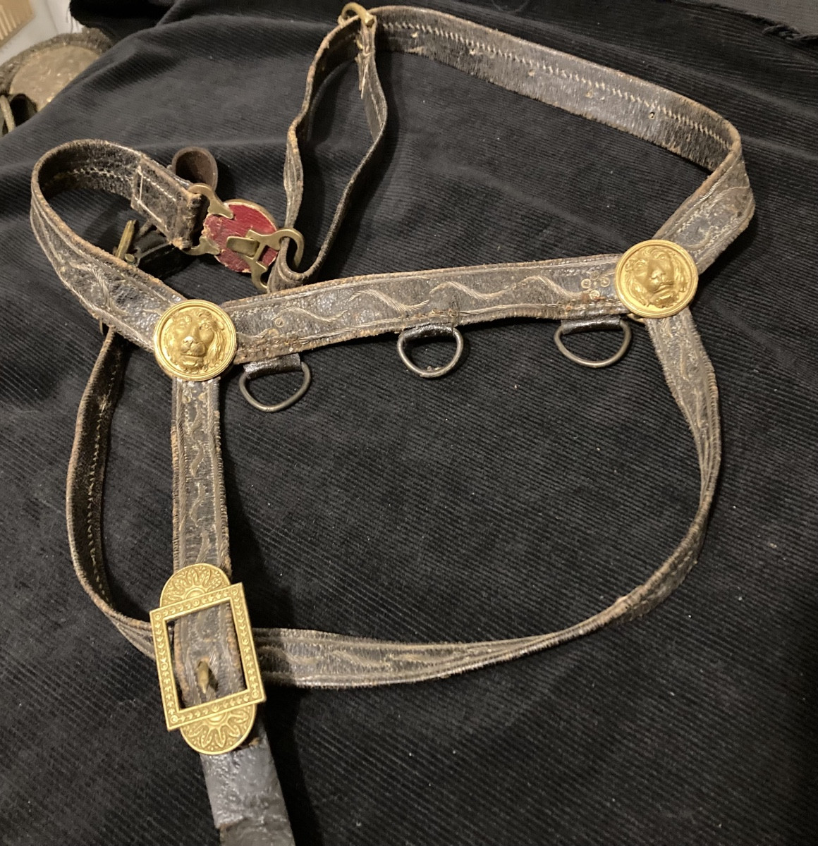 Ceinturon d’officier de cavalerie . Premier Empire.-photo-2