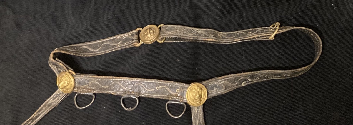 Ceinturon d’officier de cavalerie . Premier Empire.-photo-2