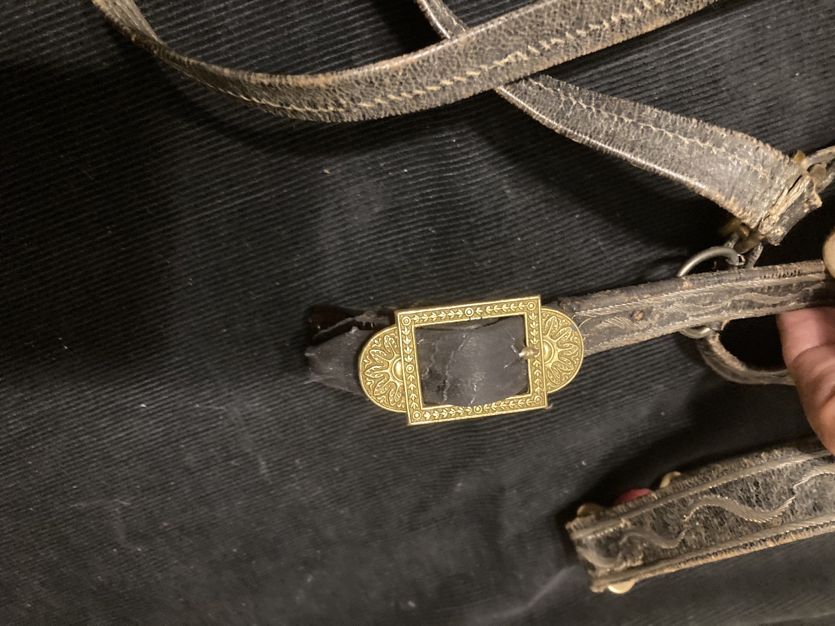 Ceinturon d’officier de cavalerie . Premier Empire.-photo-8