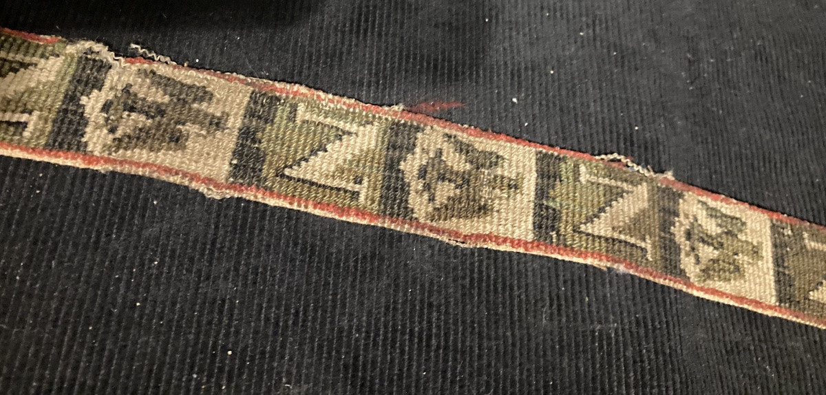 Galon d’Uniforme modèle au réglement de Bardin 1812. Premier Empire.-photo-1