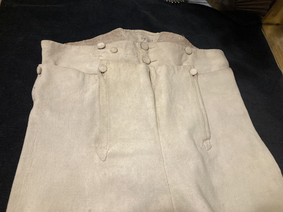 Heavy Cavalry Officer's Breeches, Model 1804. First Empire.-photo-2