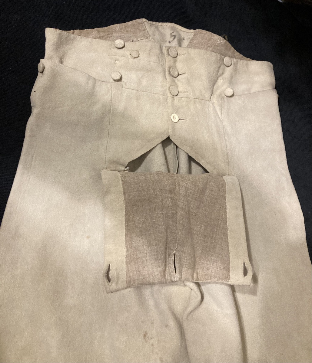Heavy Cavalry Officer's Breeches, Model 1804. First Empire.-photo-3