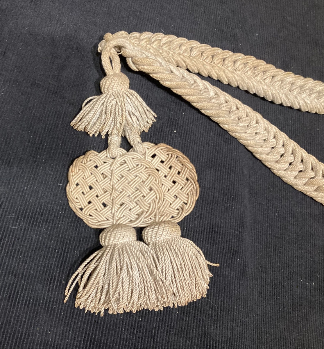 White Wool Racket Cord Corresponds To The Companies Of The Center (shot) 1st Empire.-photo-4