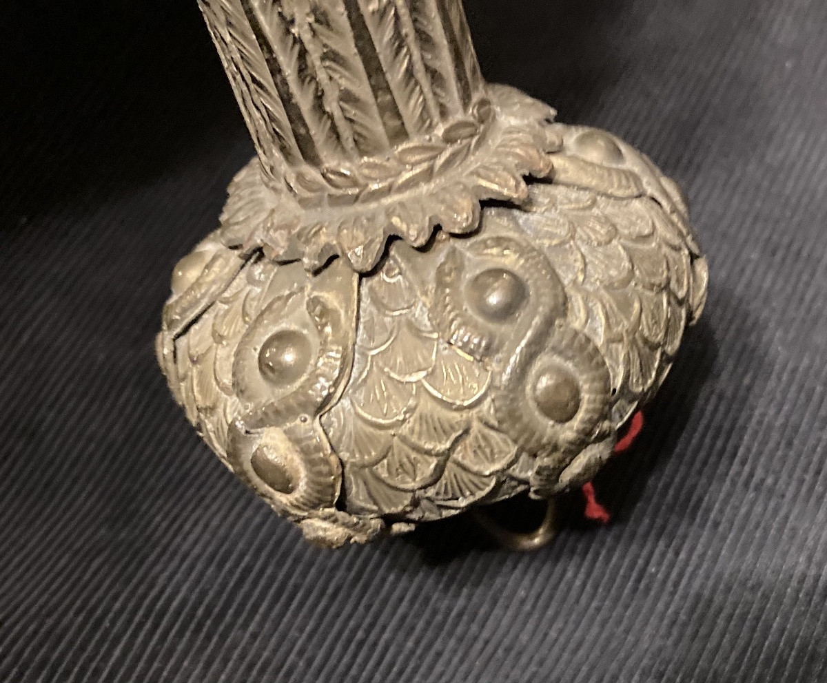 Helmet Plume Holder, First Empire Pattern. Antique.-photo-2