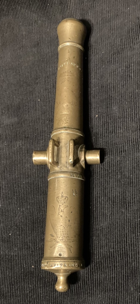 Gribeauval Reward Cannon To Captain Anbroise Lorient 1806. First Empire.