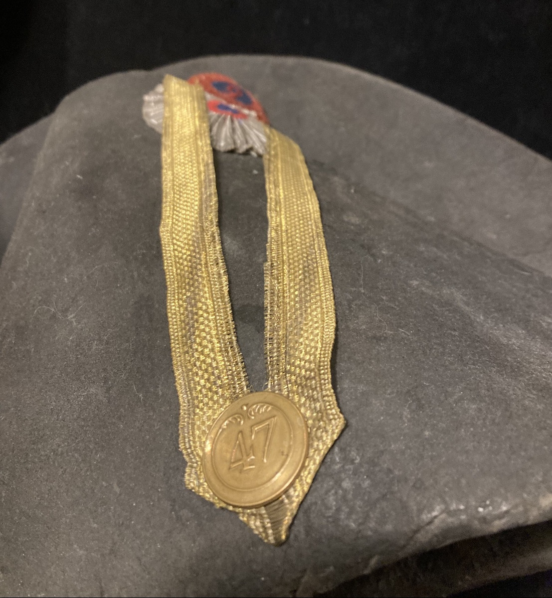 Bicorn Hat Of An Officer Of The 47th Line Infantry Regiment -photo-4