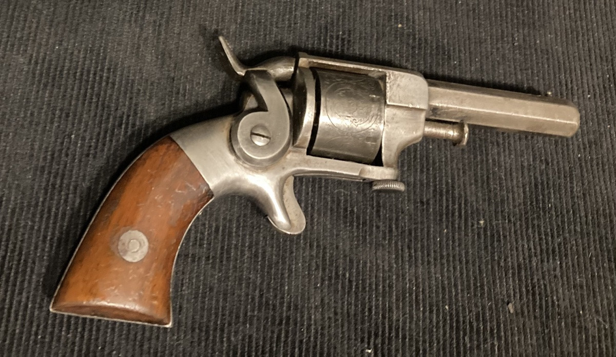 Allenx Wheeloxx .22 Short Caliber Revolver. Us. 1858. Category "d" Collector's Item-photo-2