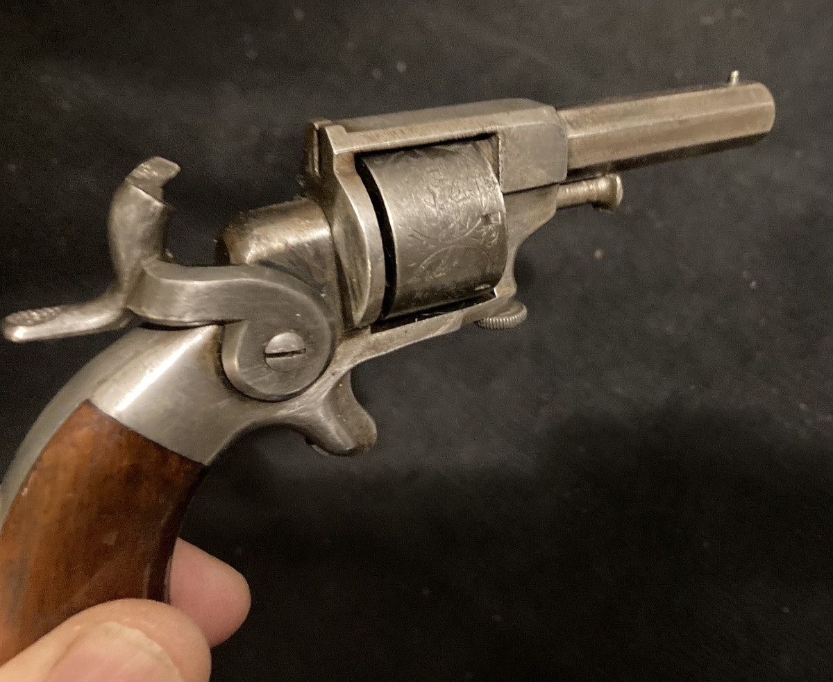 Allenx Wheeloxx .22 Short Caliber Revolver. Us. 1858. Category "d" Collector's Item-photo-3