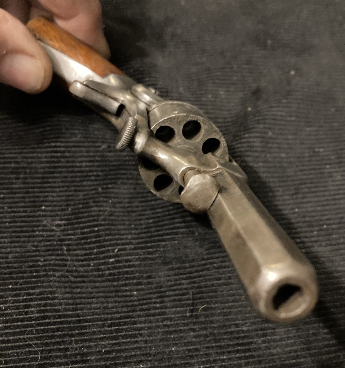 Allenx Wheeloxx .22 Short Caliber Revolver. Us. 1858. Category "d" Collector's Item-photo-3