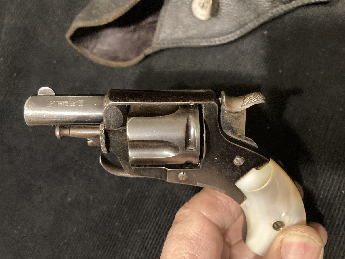 Luxury Revolver In Caliber 320 From P.huet - In Lille. Category “d” Collector’s Item..-photo-4