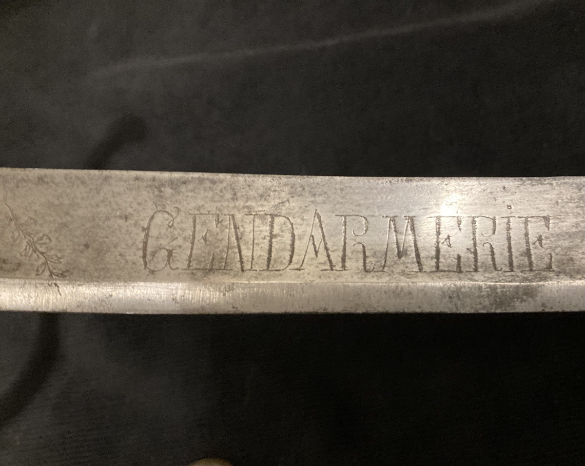 Sabre de Gendarmerie du Grand Duché de Berg sous la direction de Joachim  MURAT Duc de Berg.-photo-2