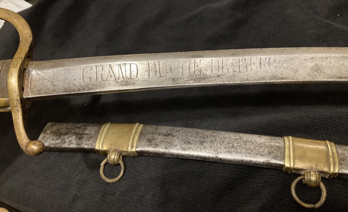 Sabre de Gendarmerie du Grand Duché de Berg sous la direction de Joachim  MURAT Duc de Berg.-photo-5