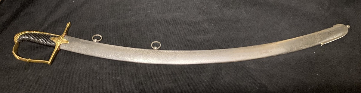 Hungarian-style Hussar Officer's Sabre. Late 18th Century - Revolution - First Empire.-photo-2