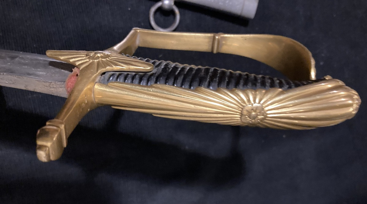 Hungarian-style Hussar Officer's Sabre. Late 18th Century - Revolution - First Empire.-photo-3