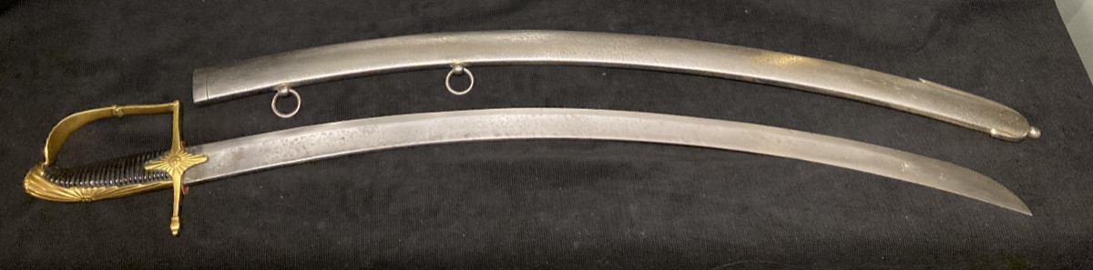 Hungarian-style Hussar Officer's Sabre. Late 18th Century - Revolution - First Empire.-photo-5