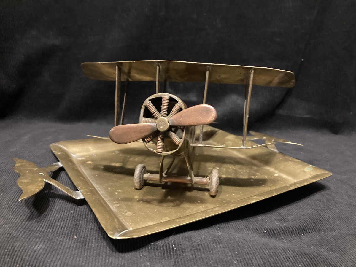 French Biplane Trench Artifact 1914-1918. First World War. -photo-2