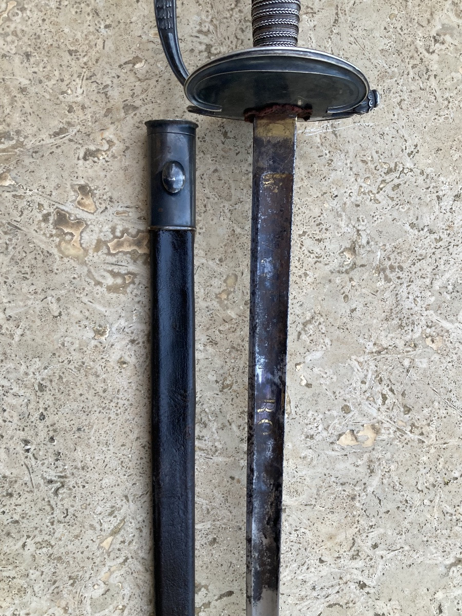 Award Sword "given By The King" To Mr. Guyot Pierre Jean. Model 1816. 1st Restoration-photo-1