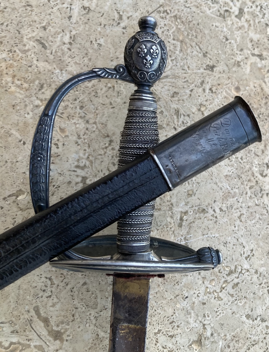 Award Sword "given By The King" To Mr. Guyot Pierre Jean. Model 1816. 1st Restoration