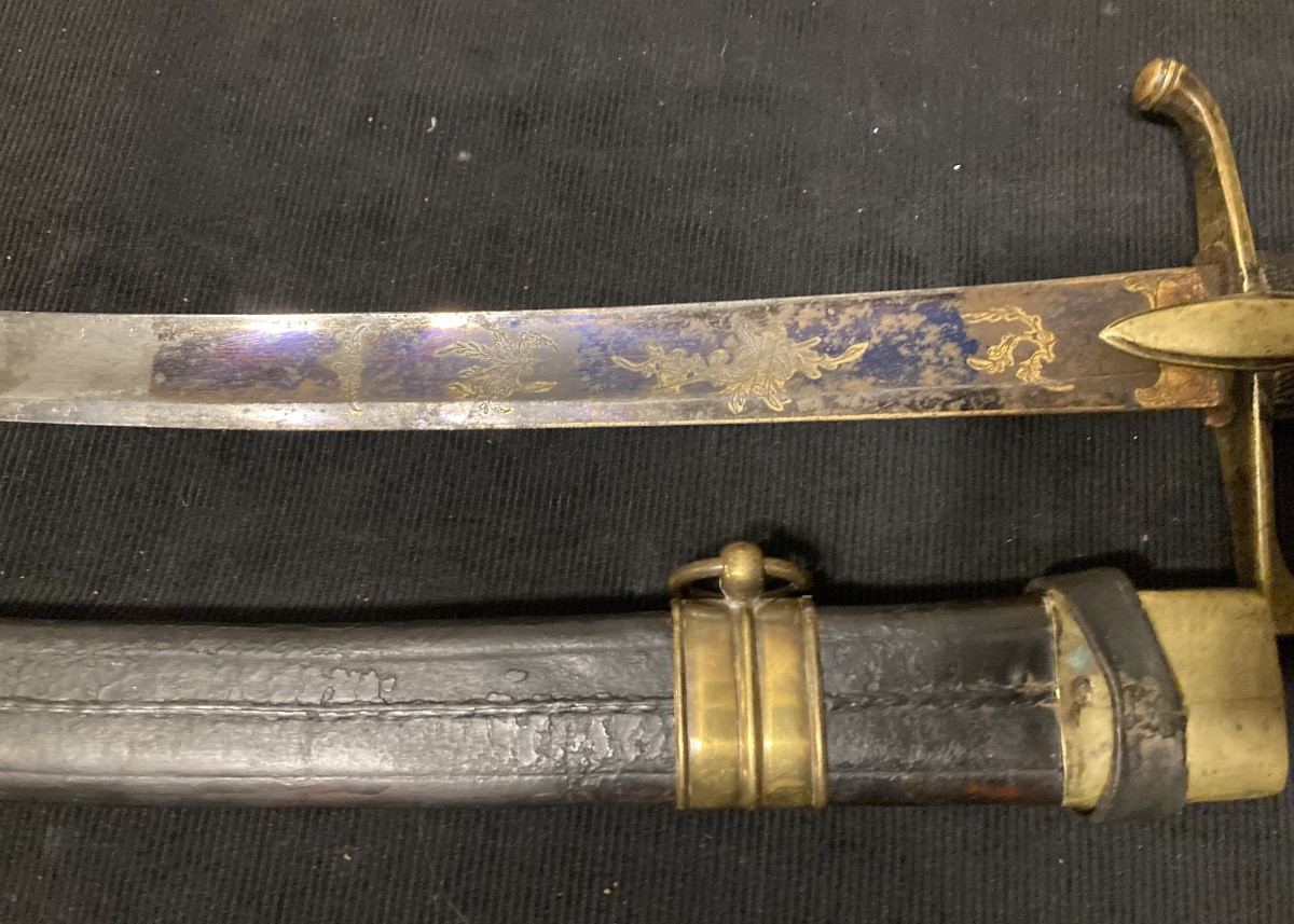 Sabre d’Officier de Cavalerie . Consulat- Premier Empire. Début XIXéme 