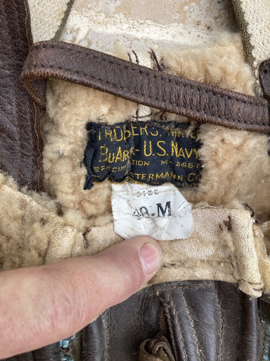 Us Navy Winter Pants, Model 446a. M-446abwinter Shearing -photo-2