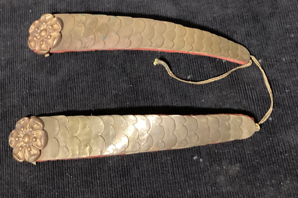 Paire de jugulaires de shako « COPIE ANCIENNE »
