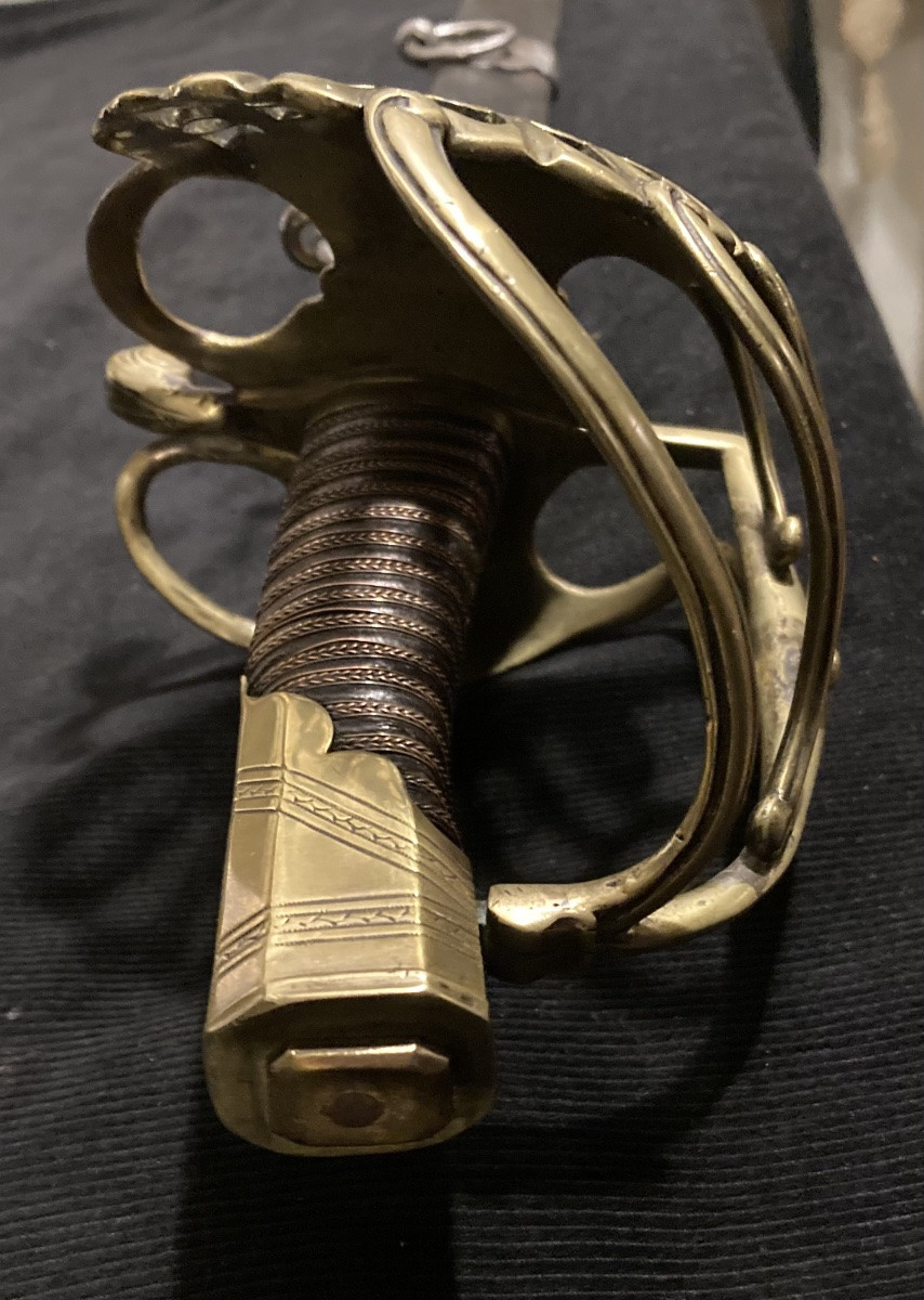 Combat Saber From The Ancien Régime With A Battle Guard Changed Under The First Empire -photo-3