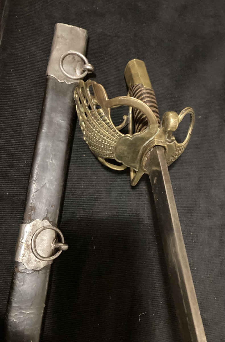 Combat Saber From The Ancien Régime With A Battle Guard Changed Under The First Empire -photo-3
