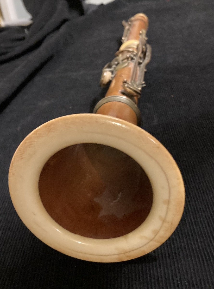 CLARINETTE MILITAIRE du modèle à treize clefs , fabriquée « JUNG » Marseille (1812). 1er Empire-photo-5