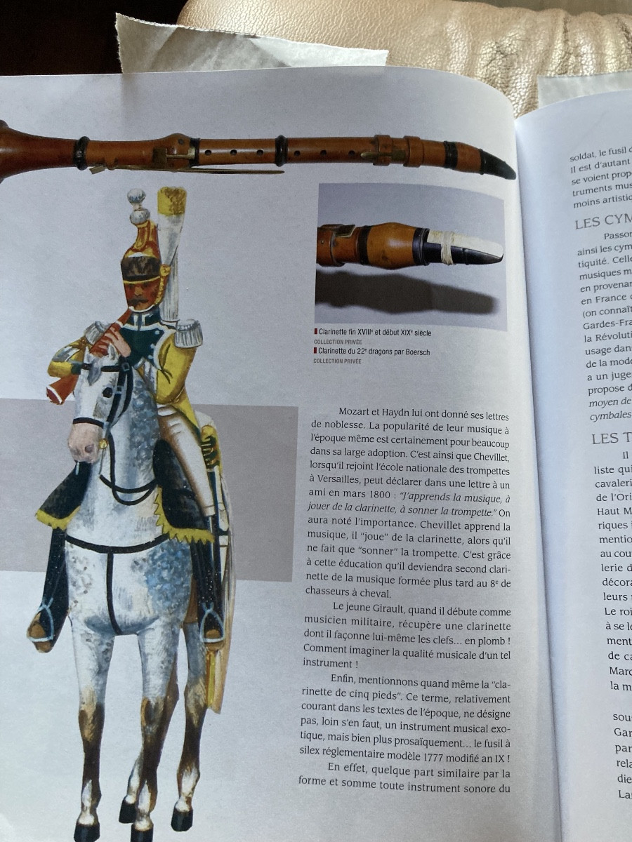 CLARINETTE MILITAIRE du modèle à treize clefs , fabriquée « JUNG » Marseille (1812). 1er Empire-photo-6