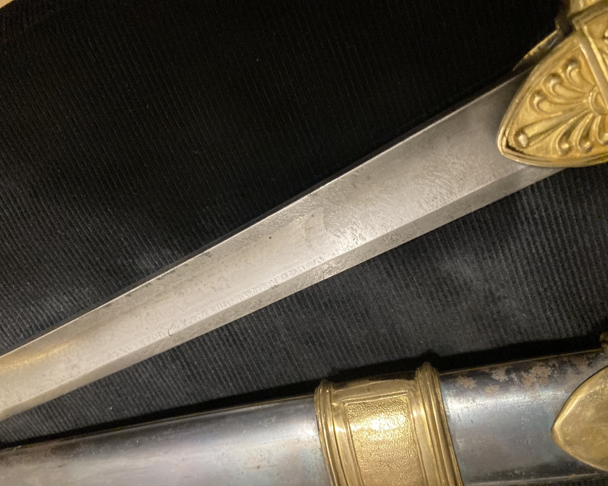 Sabre Of An Aide De Camp Officer, Model Of 1st Vendémiaire Year XII. First Empire.-photo-4