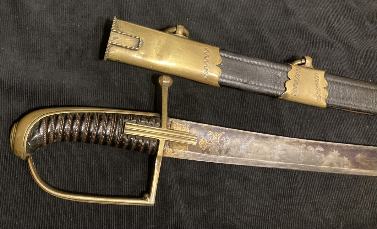 SABRE D’OFFICIER DE HUSSARD. CONSULAT / PREMIER EMPIRE.-photo-1