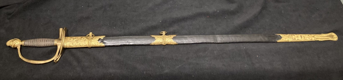 ÉPÉE D’OFFICIER SUPÉRIEUR ; LOUIS XVI / Révolution / Consulat / Empire.-photo-2