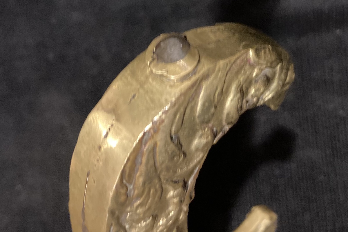 Eastern Style Sabre . Bronze And Steel Mount-photo-3