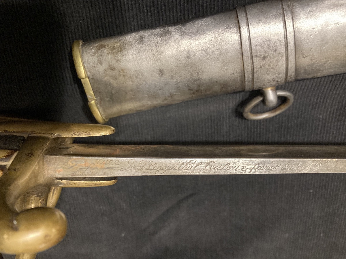 SABRE TROUPE de HUSSARD ; Modèle An IX. Très rare modèle . Premier Empire.-photo-6