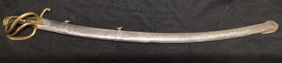 SABRE TROUPE de HUSSARD ; Modèle An IX. Très rare modèle . Premier Empire.
