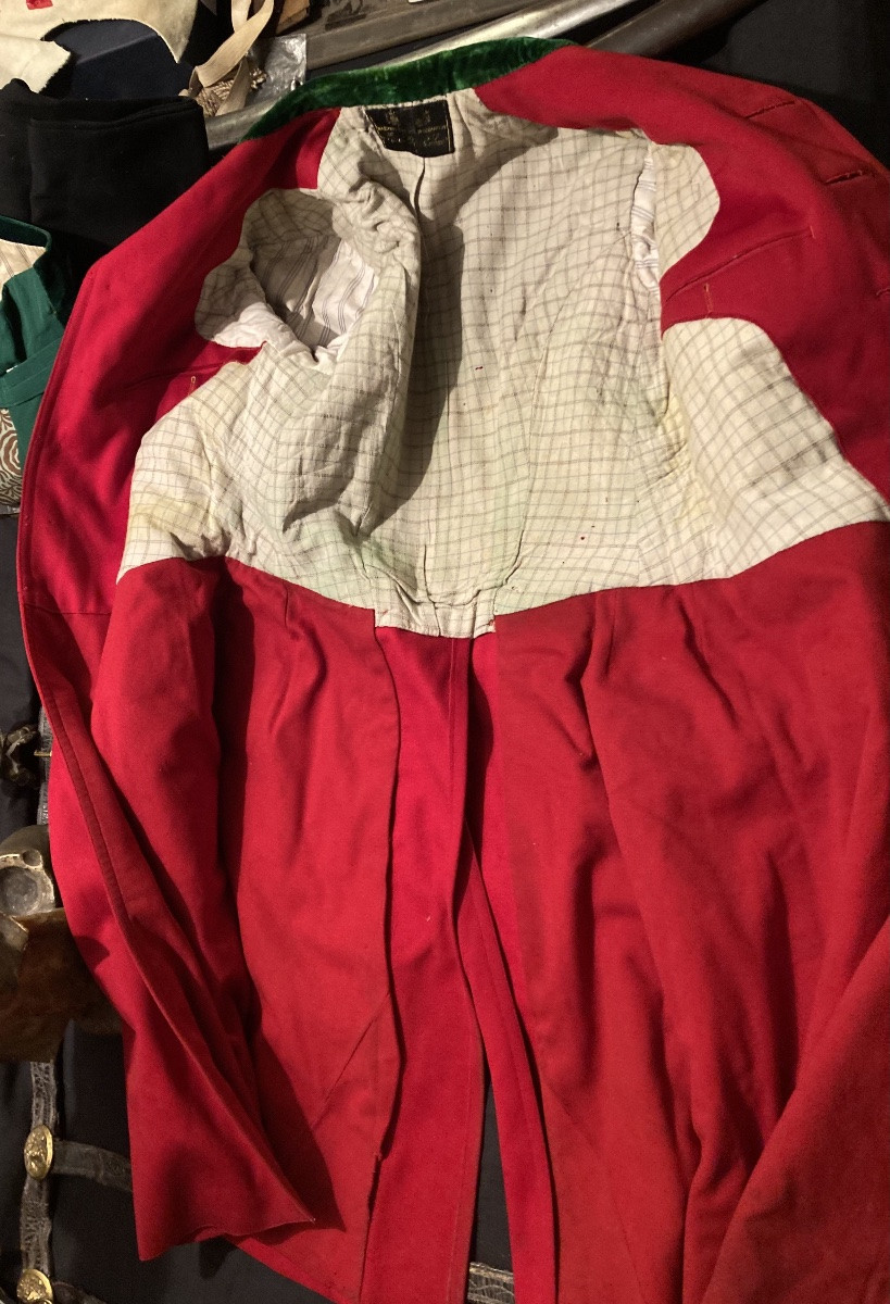 Redingote De Vénerie, Chasse à Cours . Late 19th / Early 20th Century. Circa 1900.-photo-1