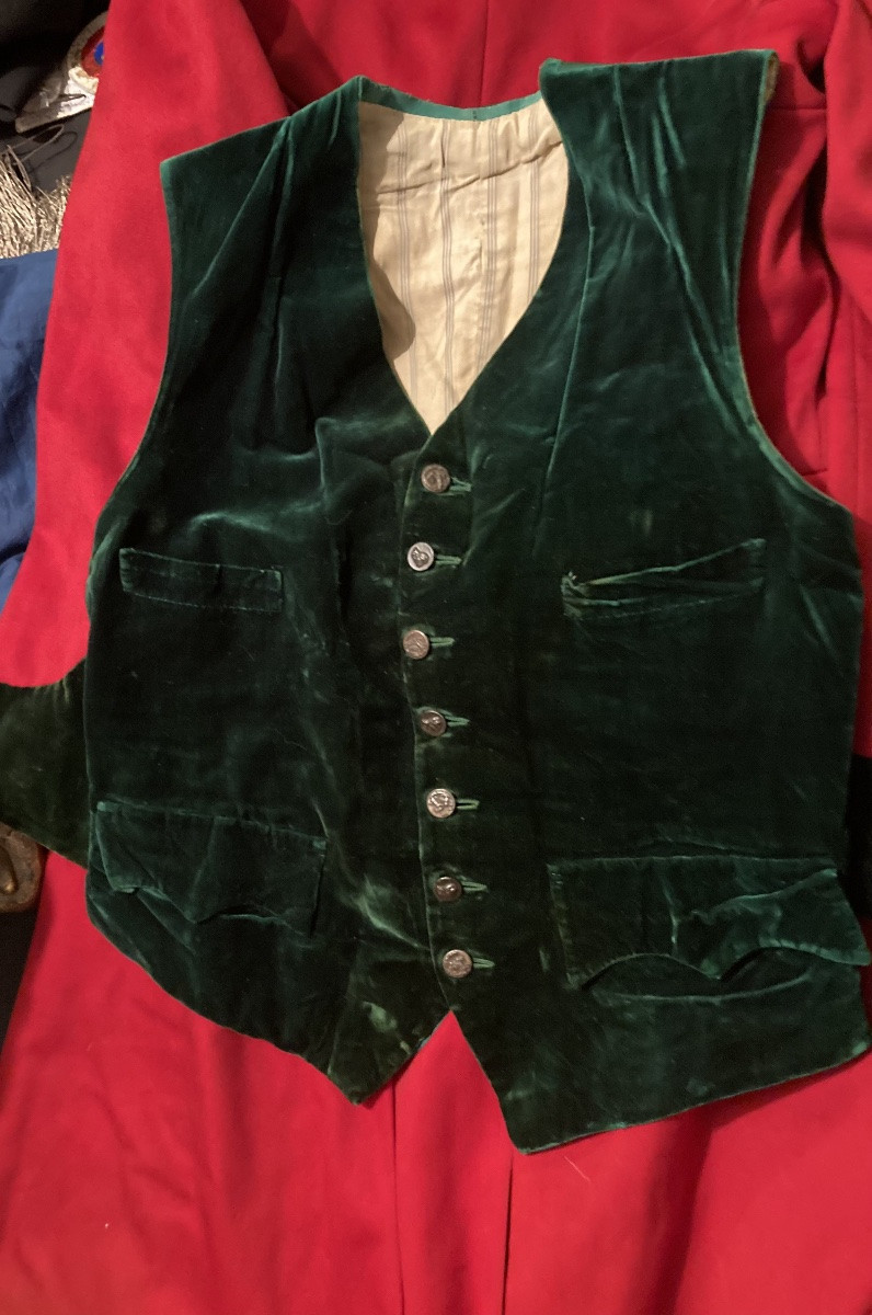 Redingote De Vénerie, Chasse à Cours . Late 19th / Early 20th Century. Circa 1900.-photo-3