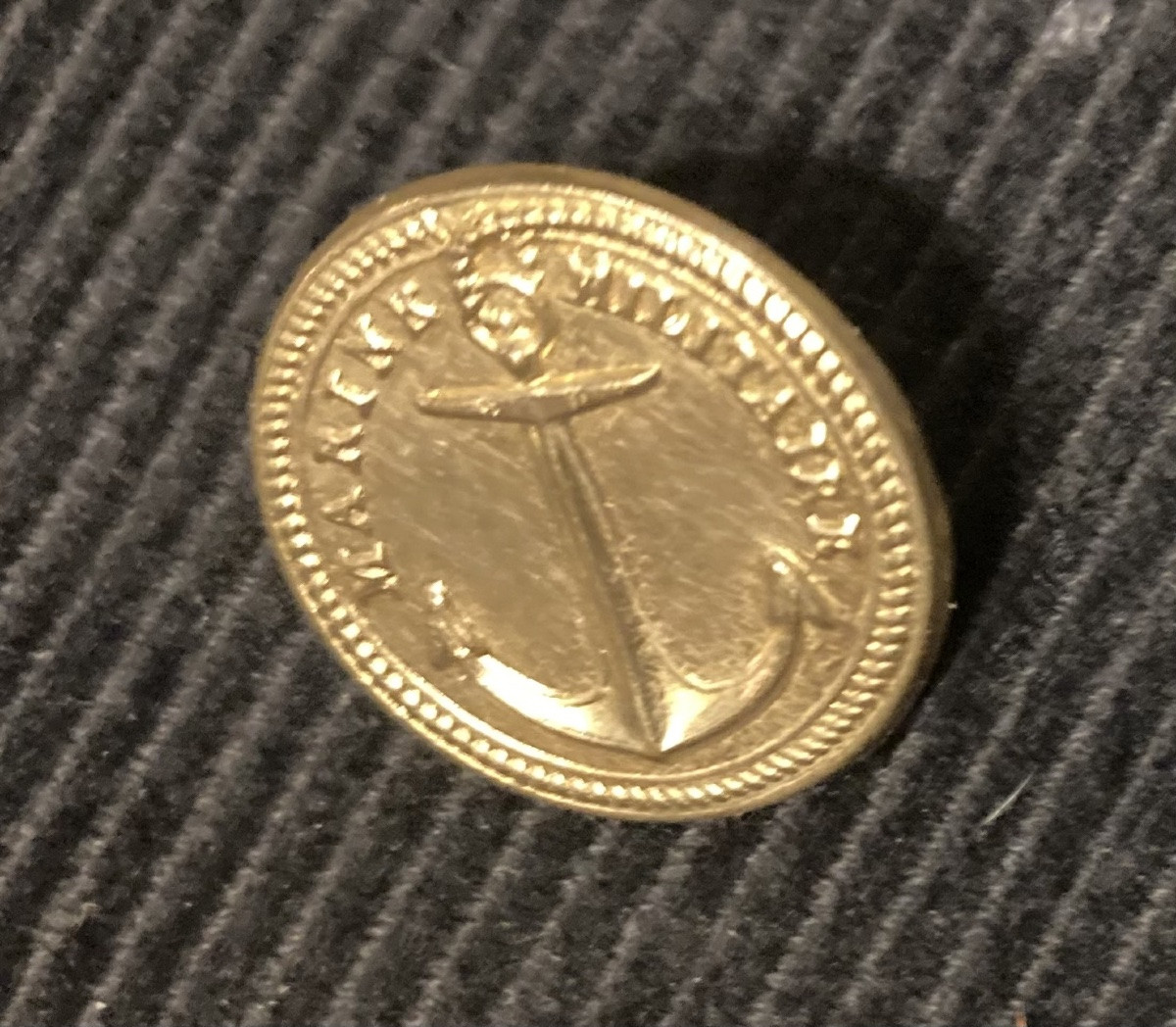 Officer's Button From The -photo-3