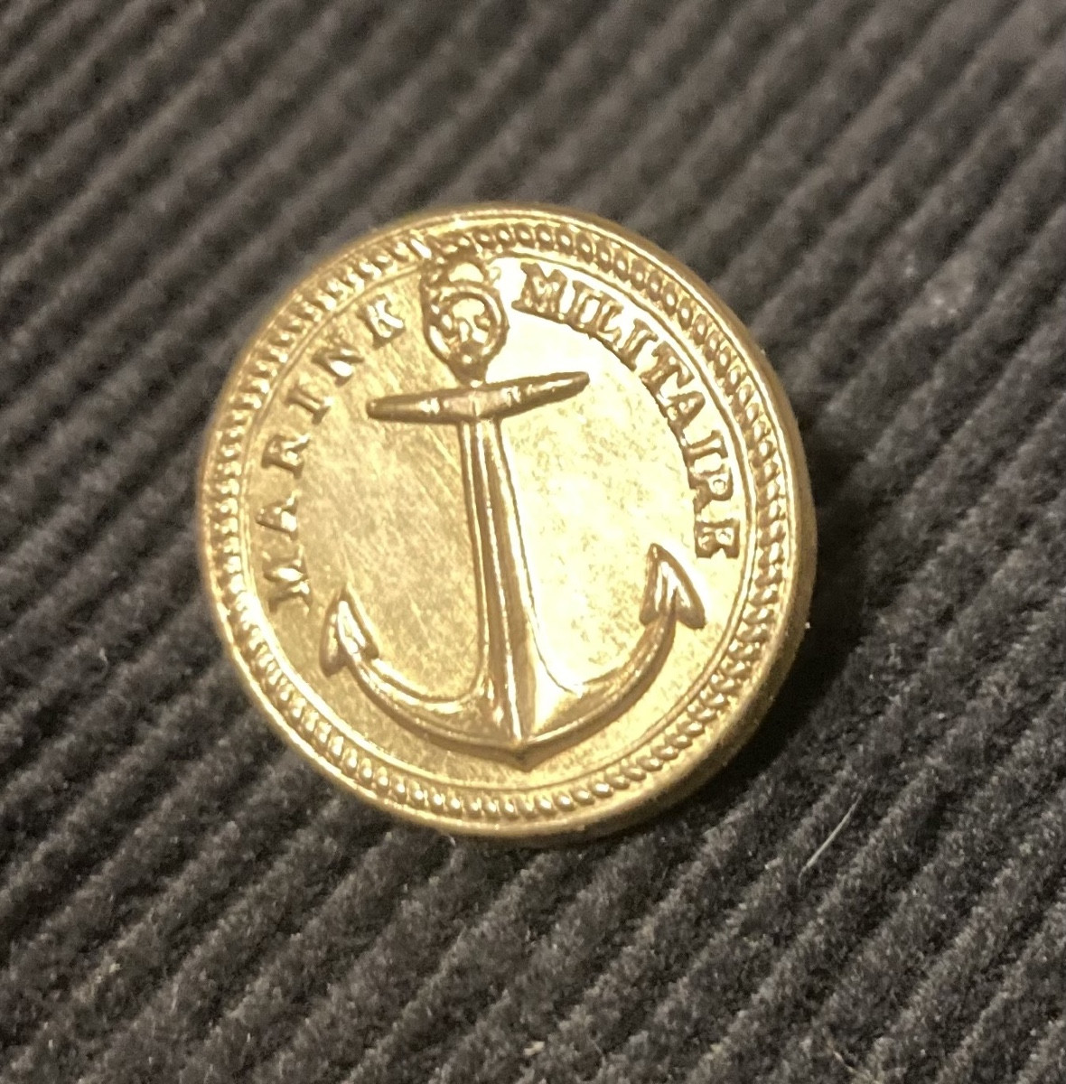 Officer's Button From The 