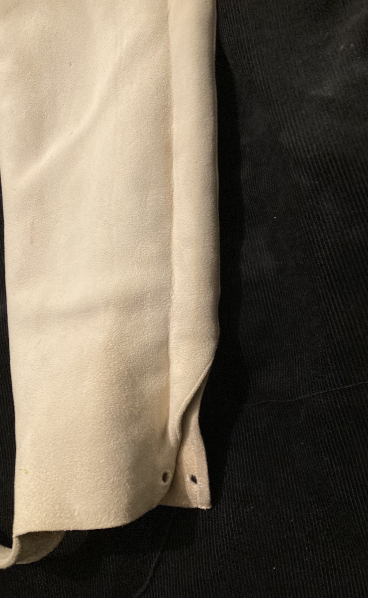 CULOTTE DE PEAU À PONT D’OFFICIER DE CAVALERIE. Premier Empire.-photo-3