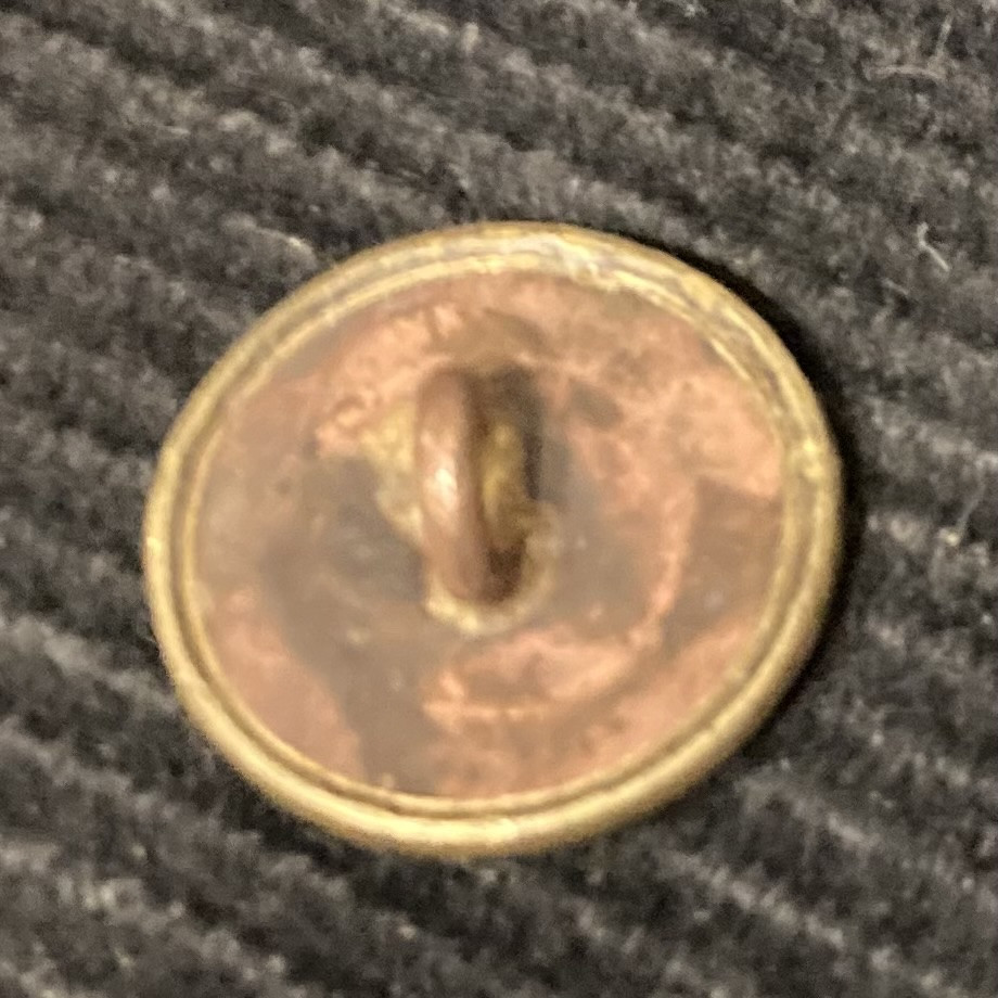 Bouton petit module légèrement bombé . « Garde d’Honneur «  Aigle Impérial . Premier Empire.-photo-2