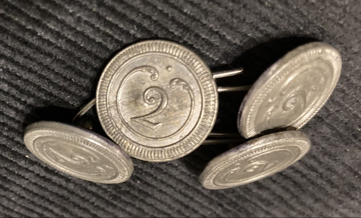 Set Of 4 Small Module Buttons. From The 2nd -photo-2