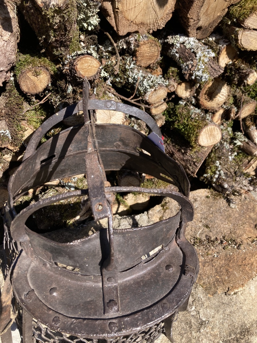 Casque De Combats Fin XVIIIéme Début XIXéme .-photo-4