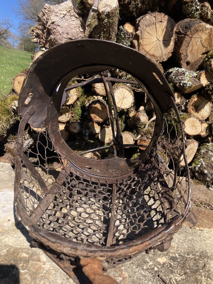 Casque De Combats Fin XVIIIéme Début XIXéme .-photo-4