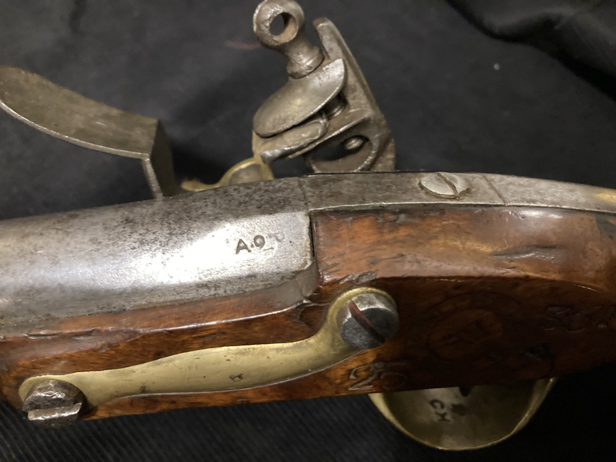 Pistolet de Cavalerie , modèle An 9  de Charleville . Consulat / Premier Empire.-photo-1