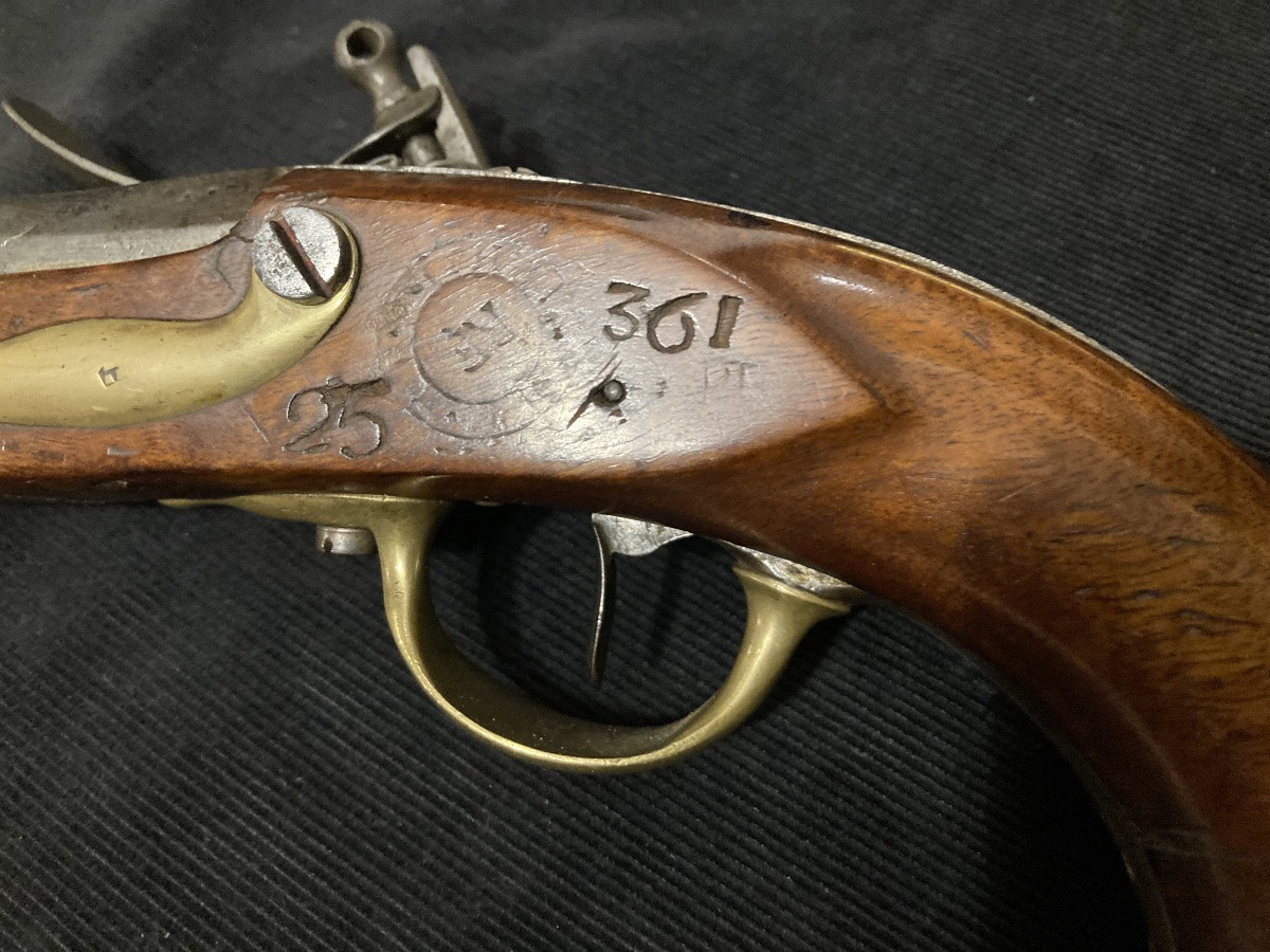 Pistolet de Cavalerie , modèle An 9  de Charleville . Consulat / Premier Empire.-photo-3