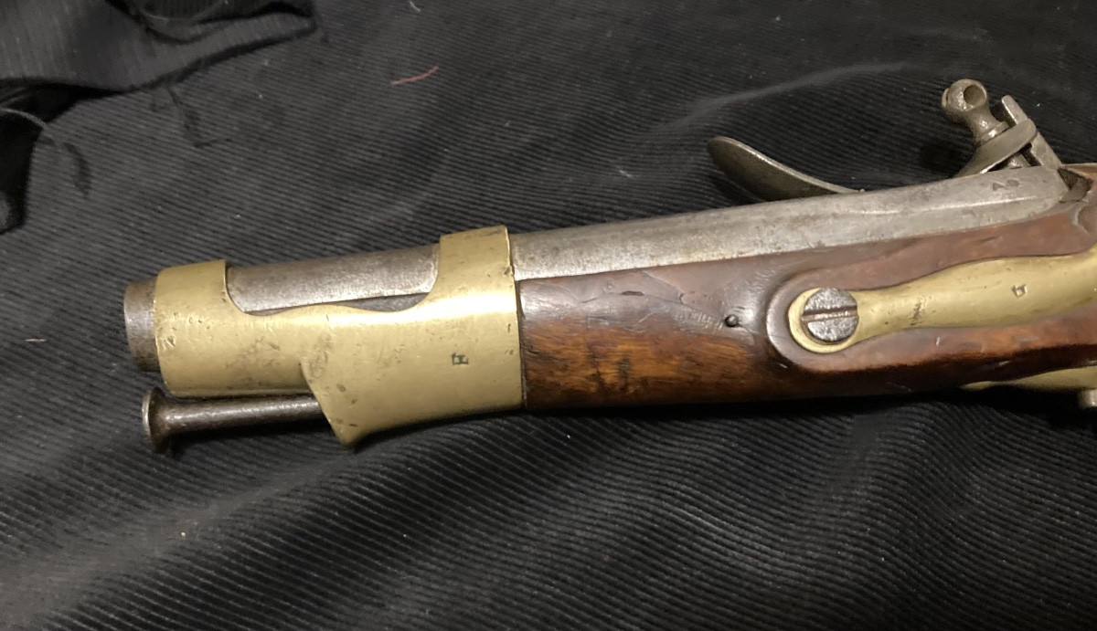 Pistolet de Cavalerie , modèle An 9  de Charleville . Consulat / Premier Empire.-photo-6